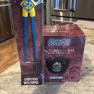 Scoobynatural Ramen Bowl & Chopsticks